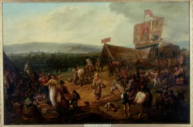 Jahrmarkt auf dem Town Moor, Newcastle, ca. 1810